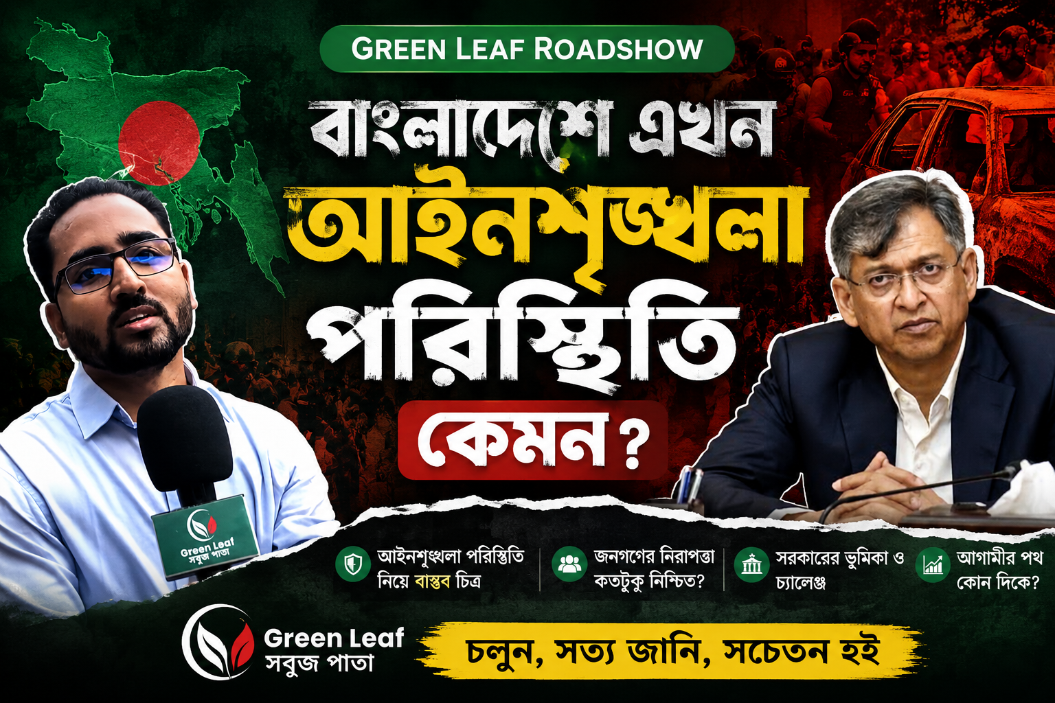 বাংলাদেশে এখন আইনশৃঙ্খলা পরিস্থিতি কেমন? জনগণের মুখে বাস্তব চিত্র