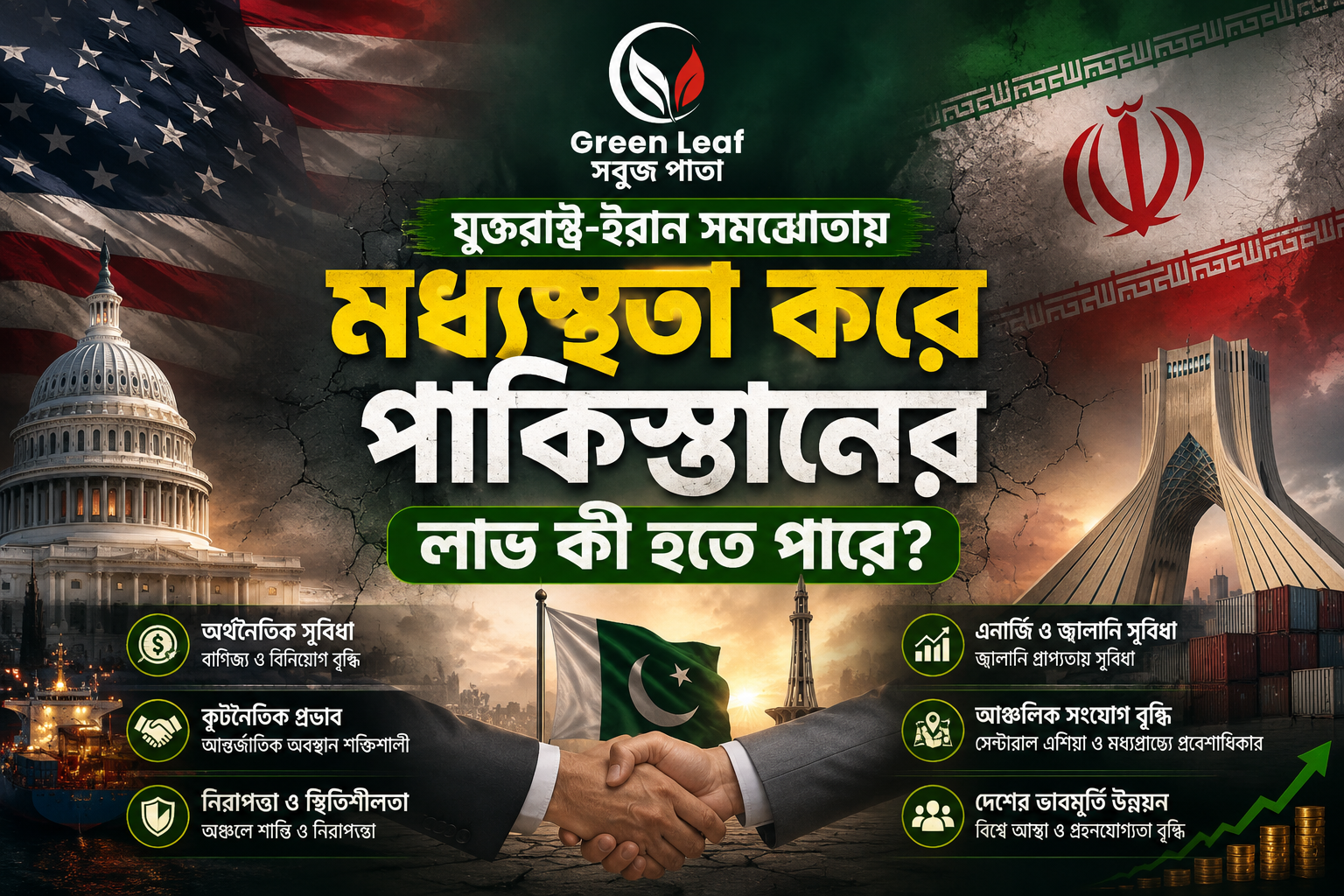 মার্কিন-ইরান সমঝোতায় মধ্যস্থতাকারী পাকিস্তানের আসলে লাভ কতটুকু?